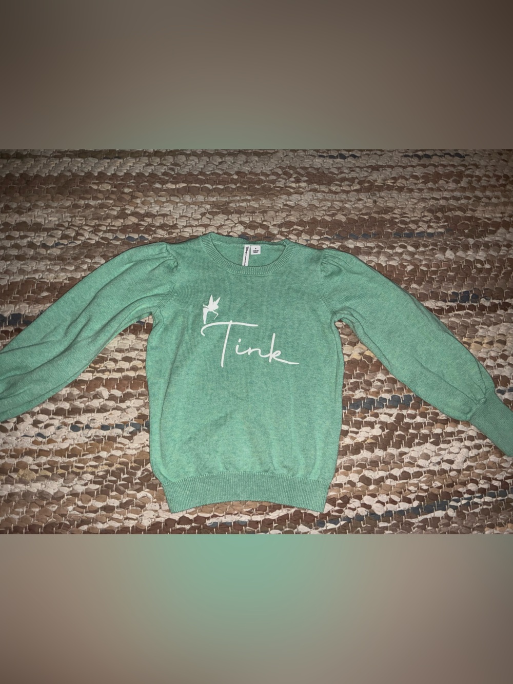 Janie and Jack Mint Green Tink Pullover Sweater